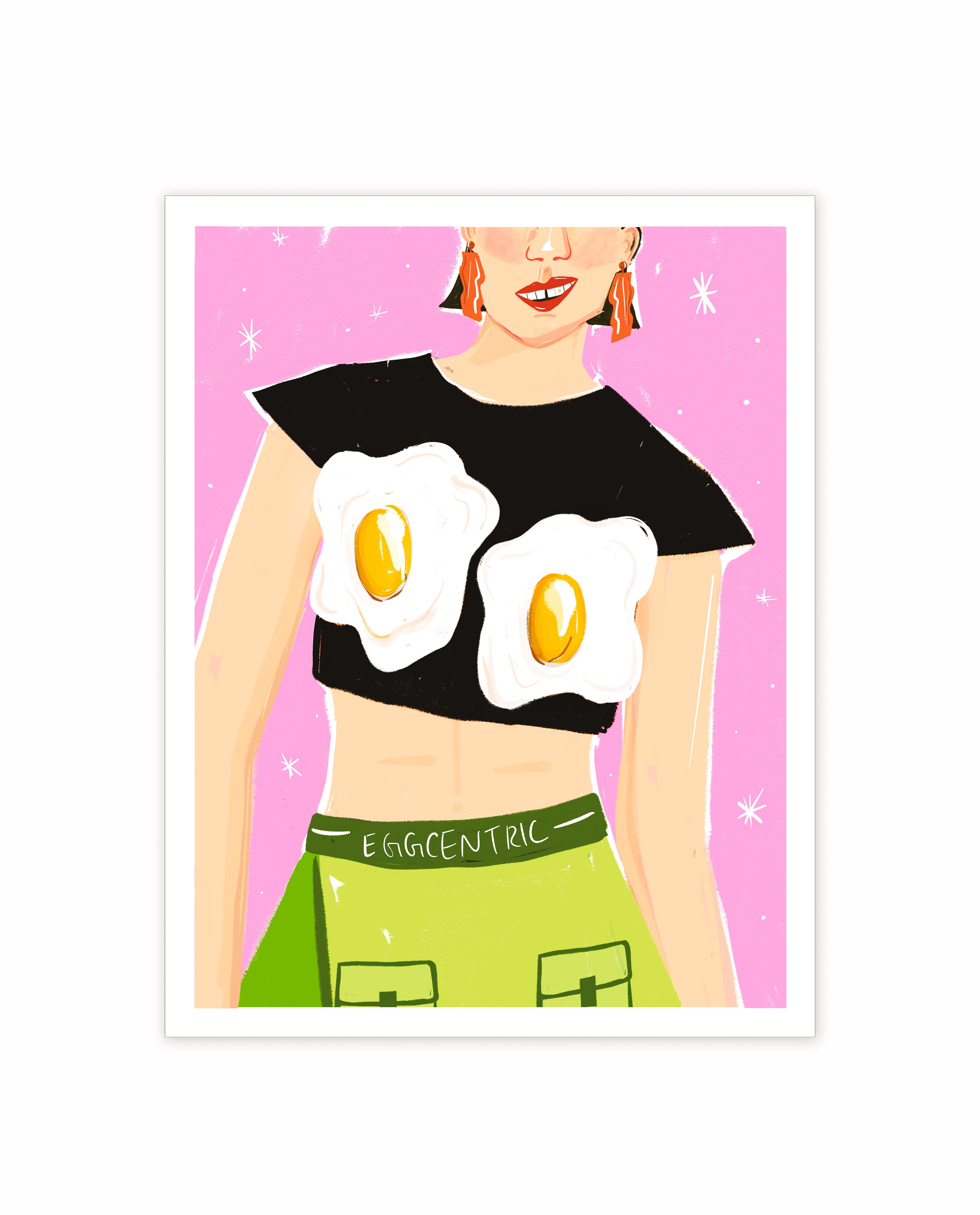 8x10 Eggcentric Print