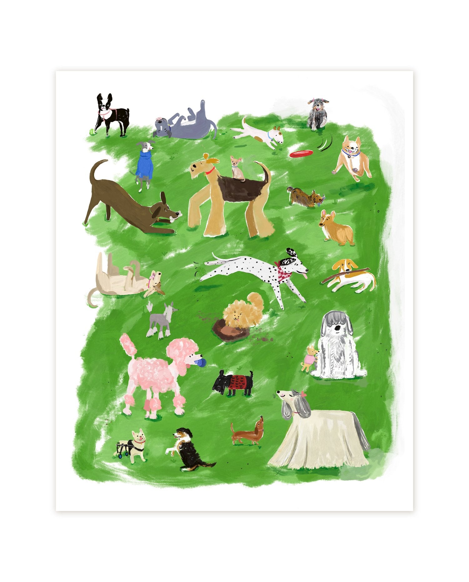 8x10 Dog Art Print