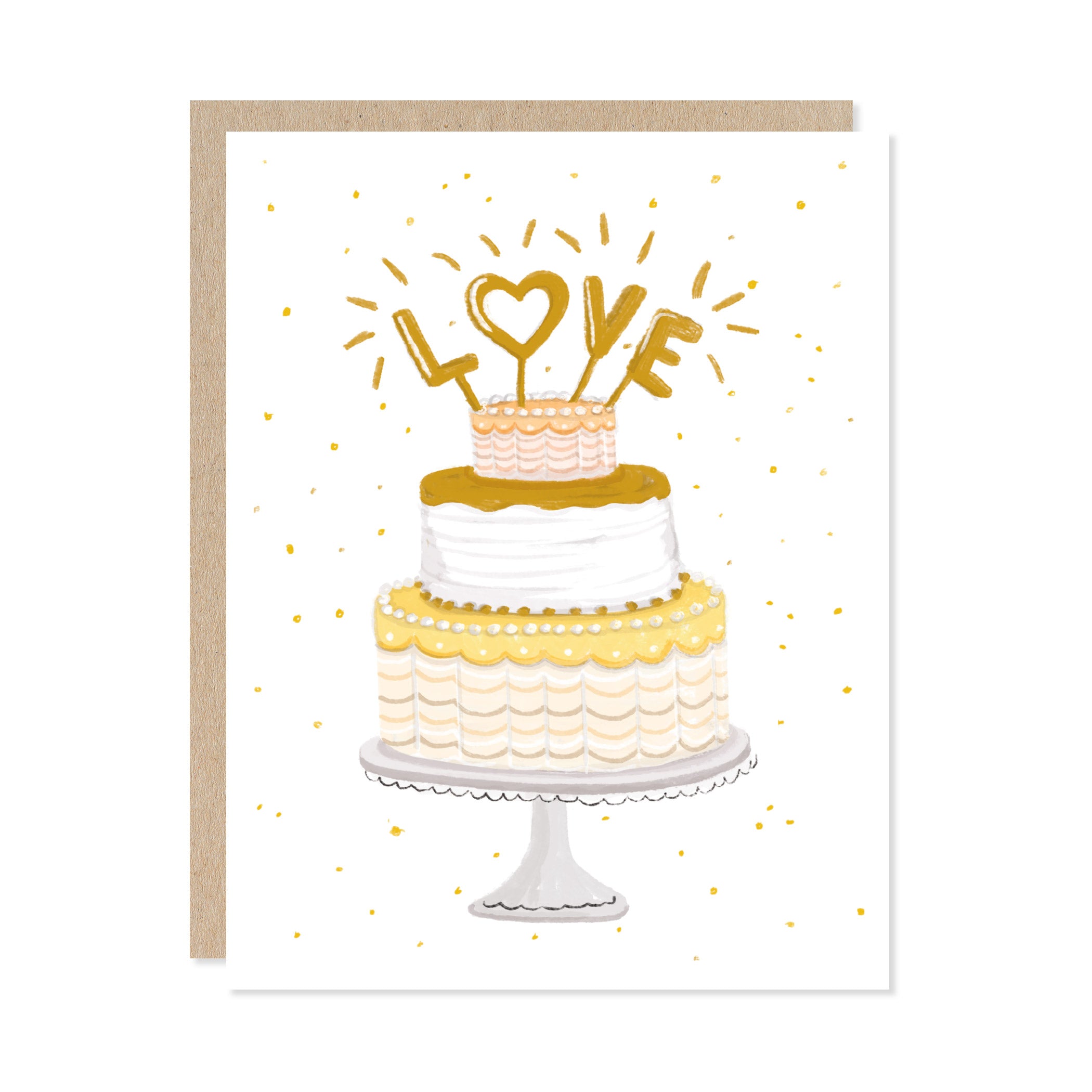 Love Wedding Cake