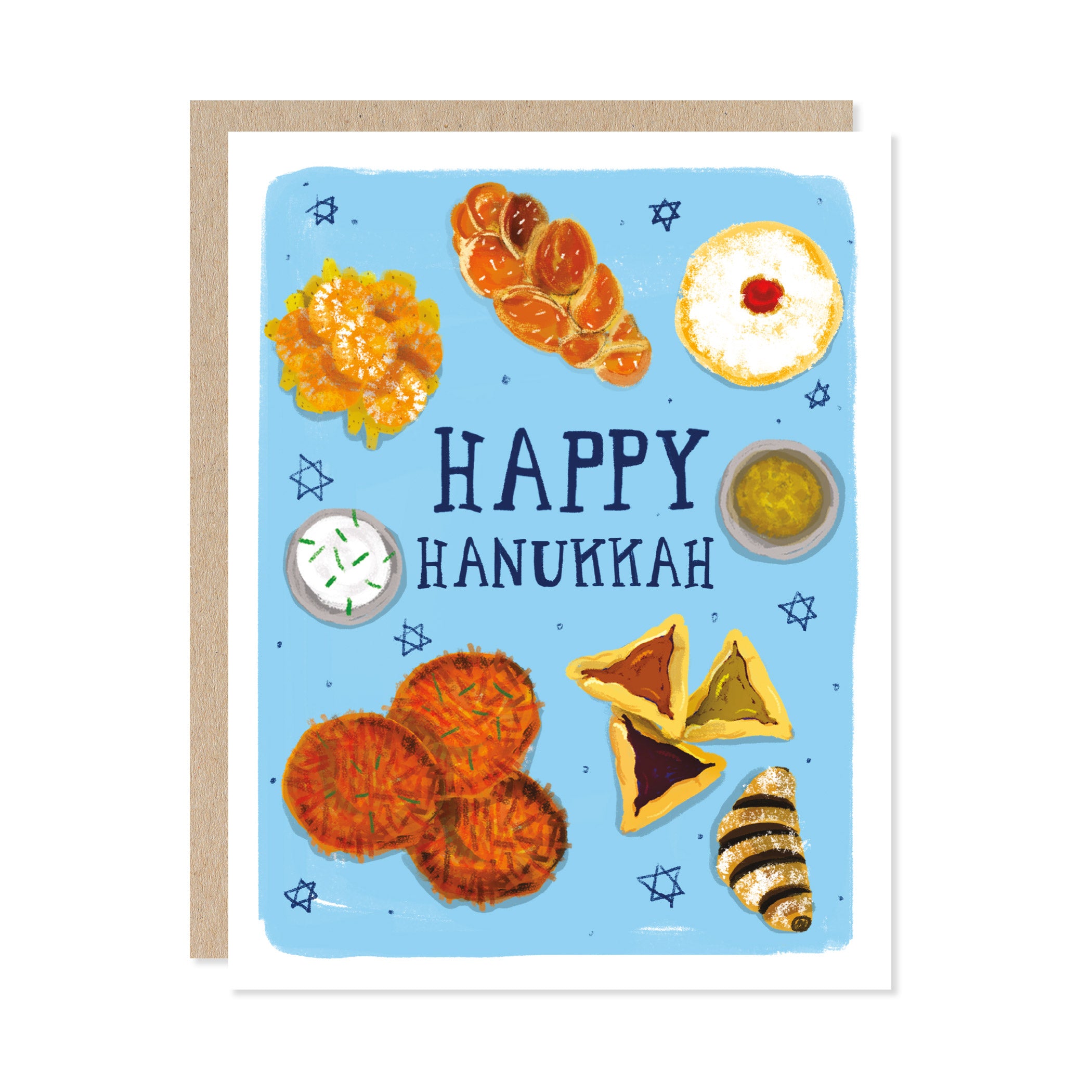 Hanukkah Food Card