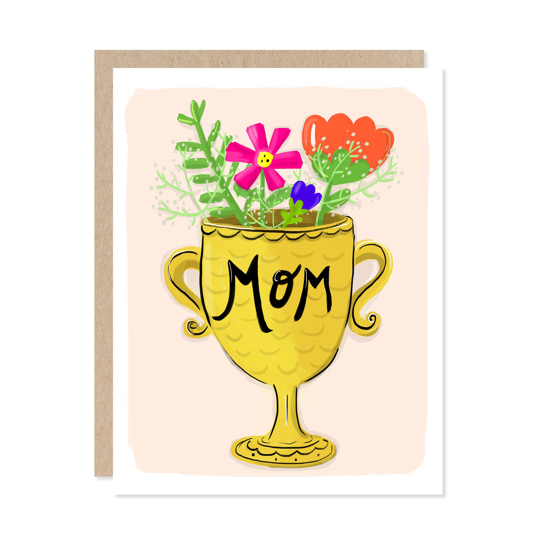 Mom Floral Trophy